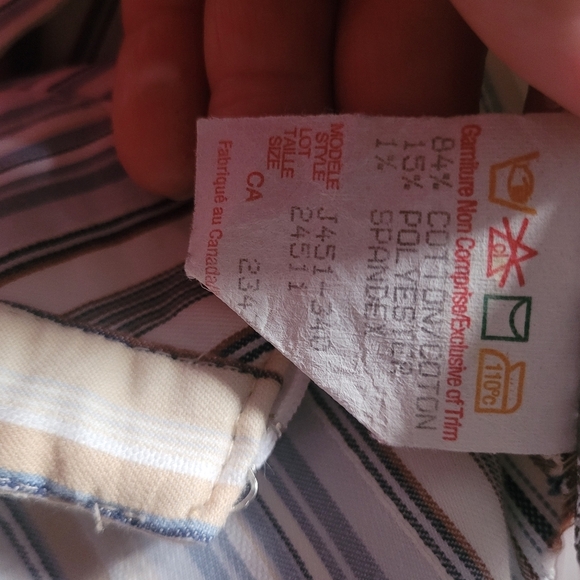 Studio Mode Diagonal Striped A Line Skirt 12 - Picture 7 of 7